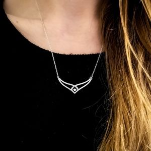 Charm Diamond: Dancing Diamond Necklace